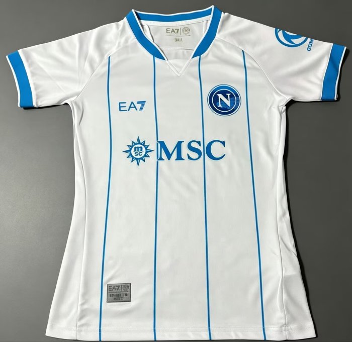 26-27 Napoli Away Women Fans Soccer Jersey (女)