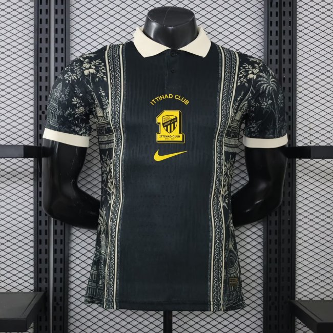 26-27 Ittihad Black Special Edition Player Version Soccer Jersey
