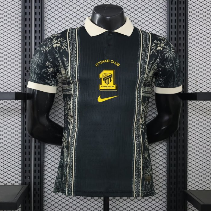 26-27 Ittihad Black Special Edition Player Version Soccer Jersey