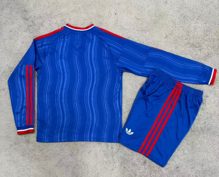 26-27 Man Utd Away Long Sleeve Kids Soccer Jersey (长袖)