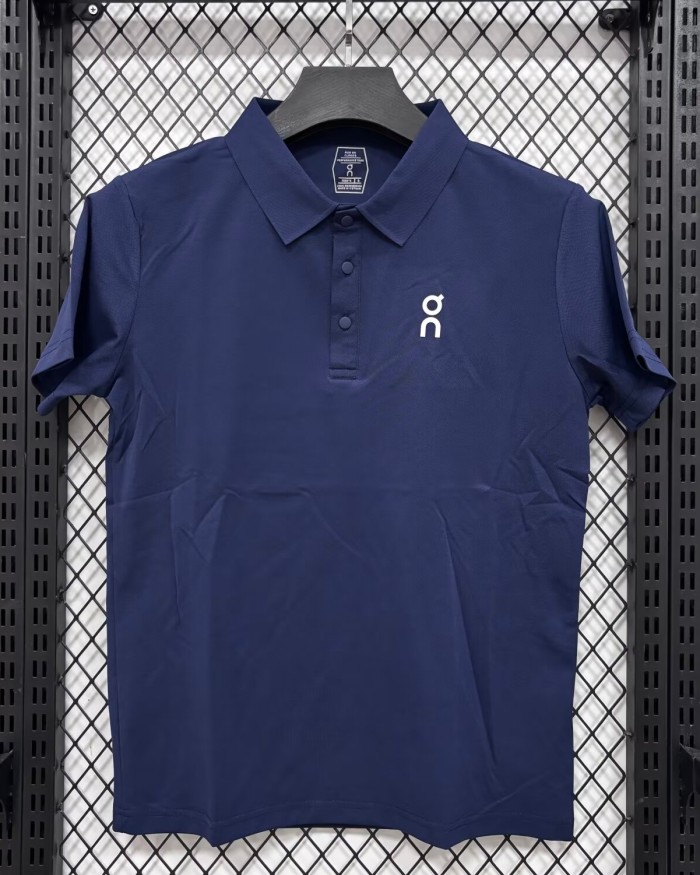 2026 ON Deep Blue High Quality Polo Short Sleeve