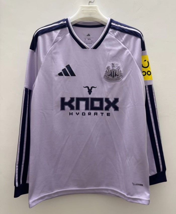 26-27 Newcastle Third Long Sleeve Fans Soccer Jersey (长袖)