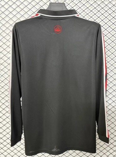 26-27 Man Utd Black Special Edition Long Sleeve Fans Soccer Jersey*长袖