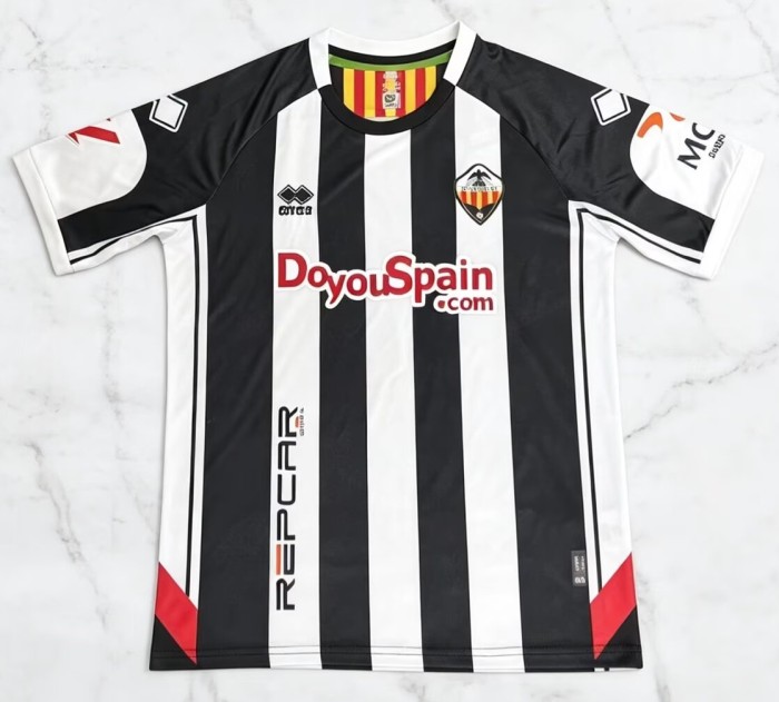 26-27 CD Castellon Home Fans Soccer Jersey