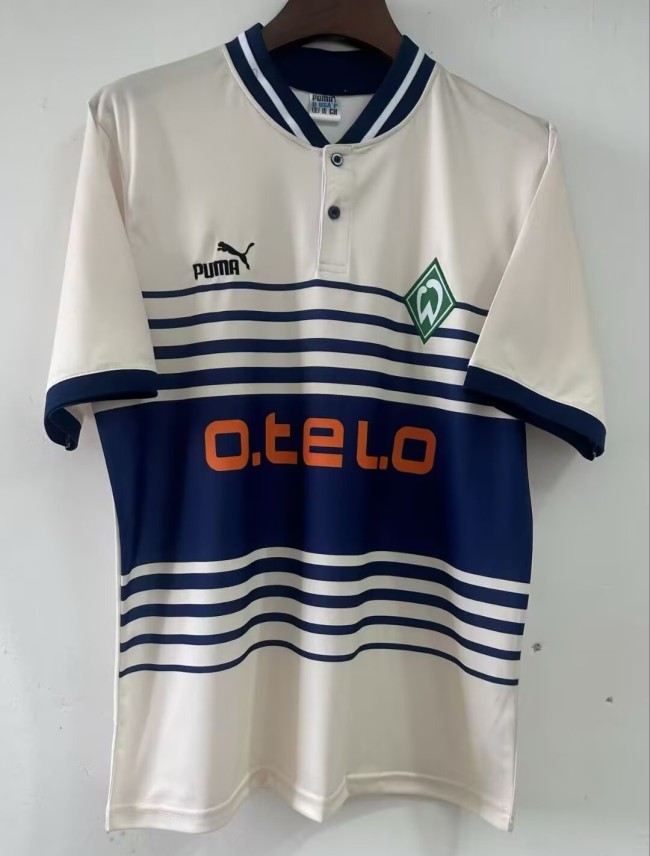 1998 Werder Bremen Away Retro Soccer Jersey