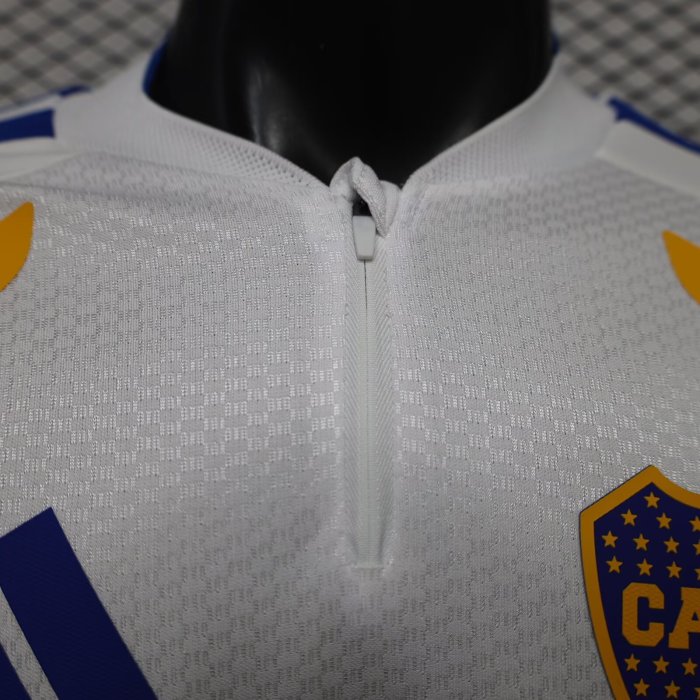 26-27 Boca Juniors White Long Sleeve Player Version Soccer Jersey*长袖球员