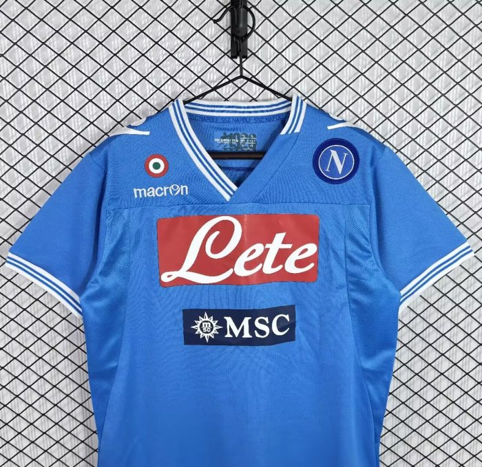 2012-2013 Napoli Home Retro Soccer Jersey