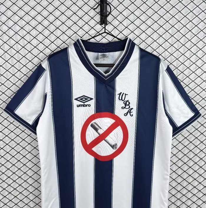 1984-1986 West Bromwich Albion Home Retro Soccer Jersey