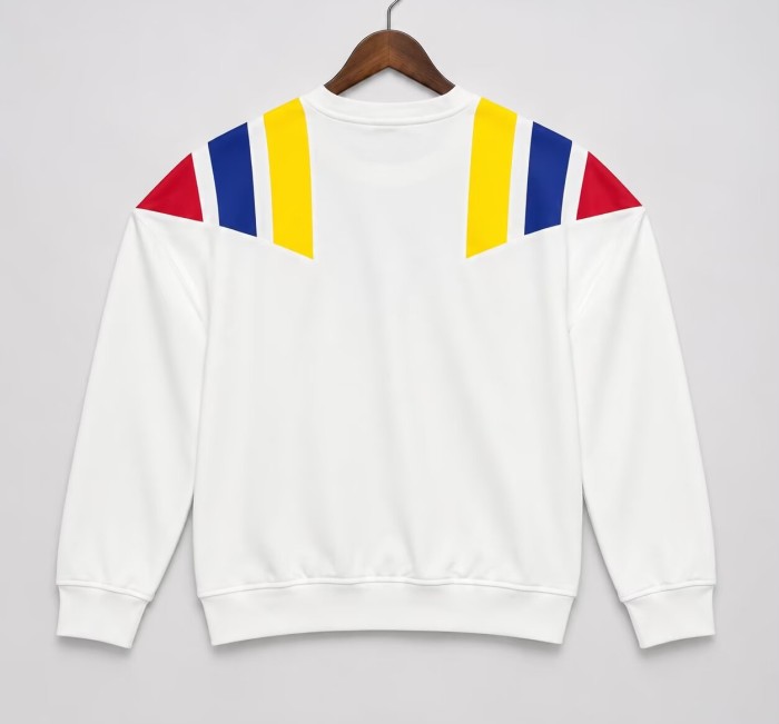 2026 Colombia White Hoodie (无帽卫衣)