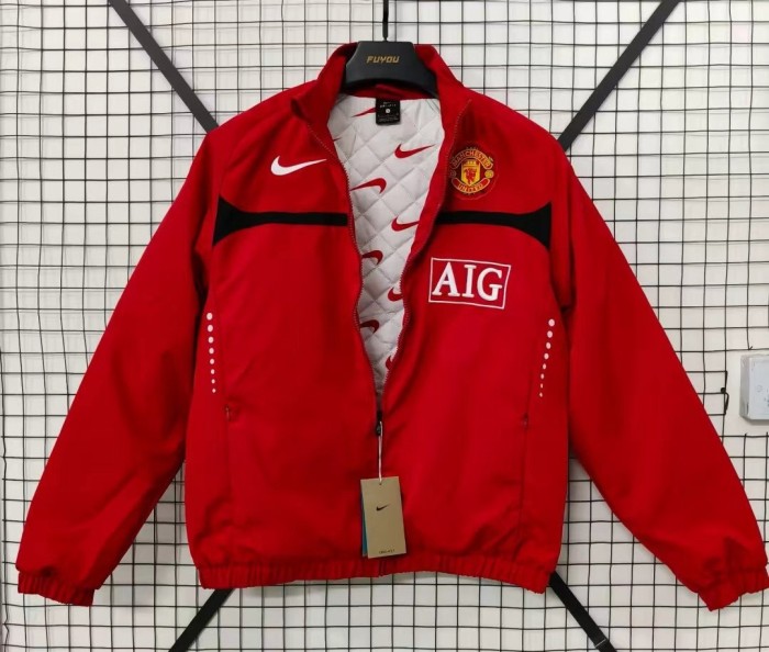 26-27 Man Utd Pure Cotton inner lining Cotton Jacket