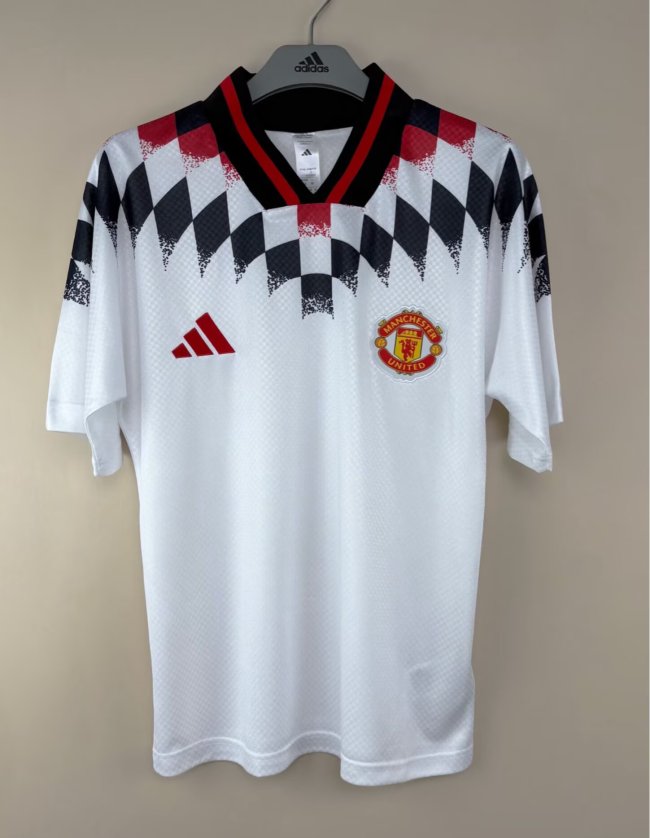 26-27 Man Utd White Special Edition Fans Soccer Jersey