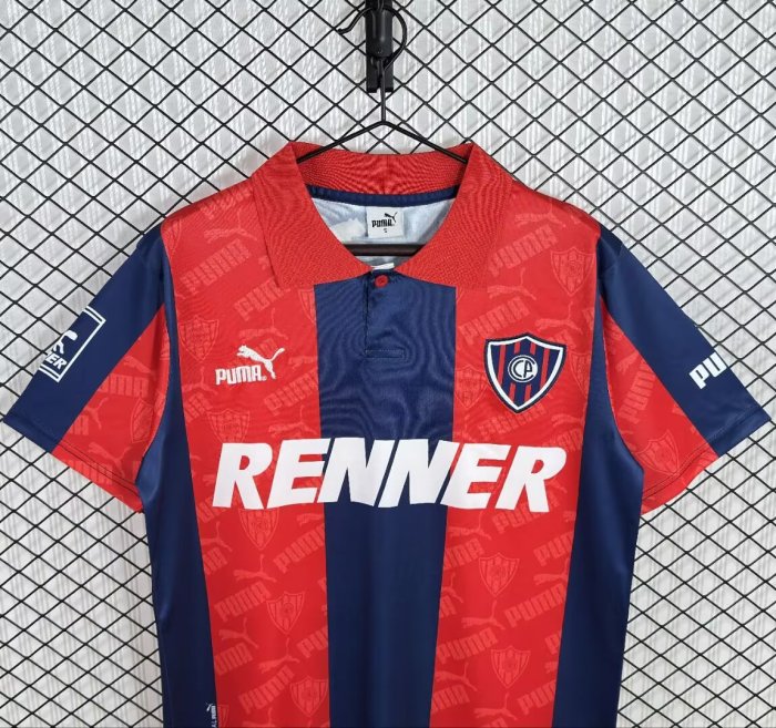 1996-1998 Cerro Porteno Home Retro Soccer Jersey