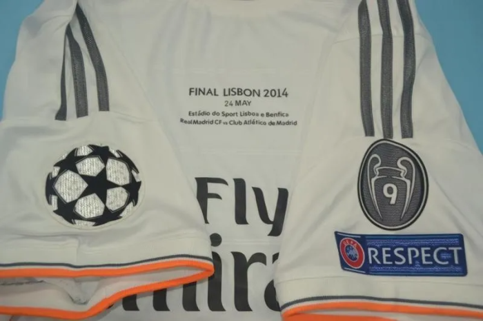 2013-2014 RMA Home Player Version Retro Soccer Jersey*球员