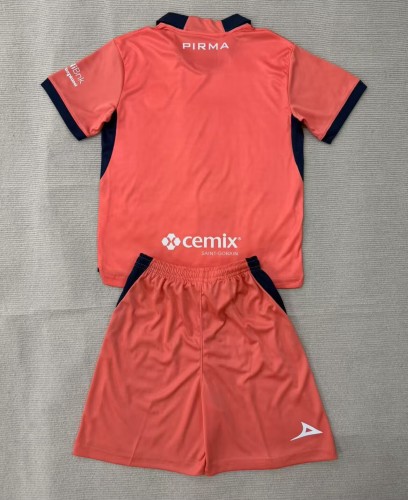 26-27 Cruz Azul Orange Goalkeeper Kids Soccer Jersey