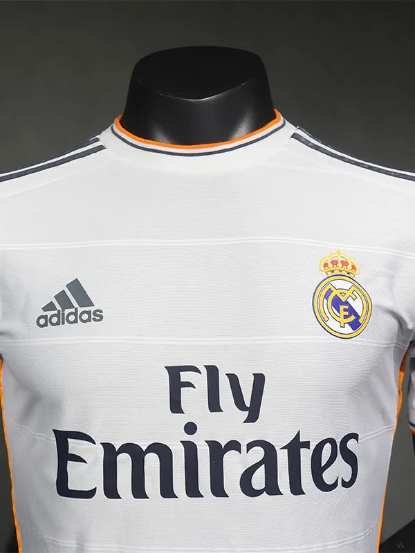 2013-2014 RMA Home Player Version Retro Soccer Jersey*球员