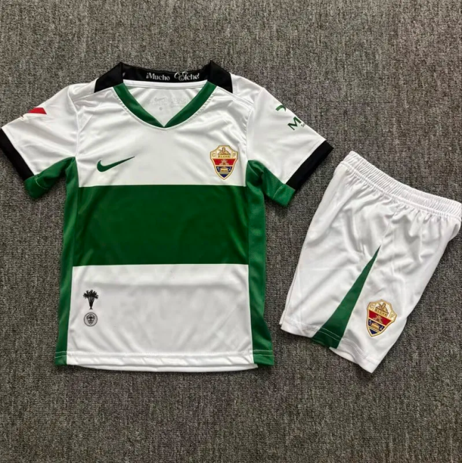 26-27 Elche Home Kids Soccer Jersey