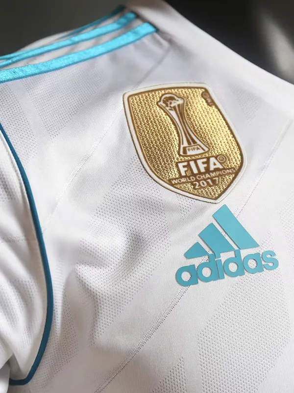 2017-2018 RMA Home Player Version Retro Soccer Jersey*球员