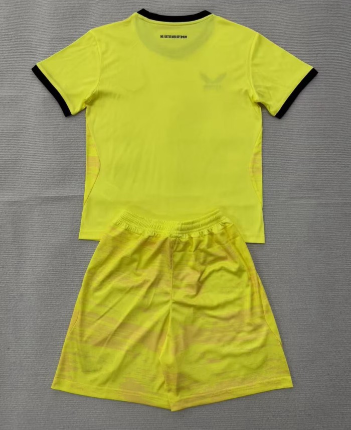 26-27 EVE Yellow GoalKeeper Kids Soccer Jersey