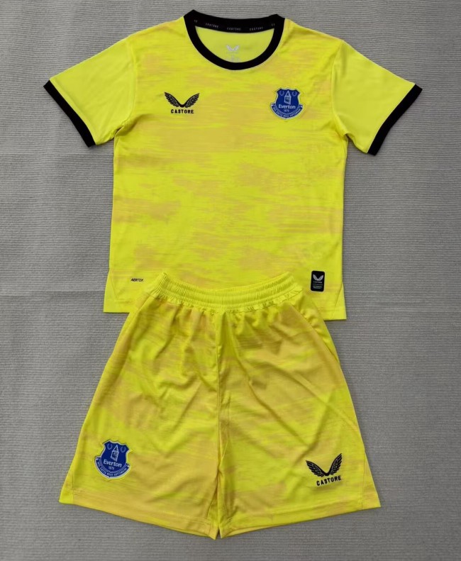 26-27 EVE Yellow GoalKeeper Kids Soccer Jersey