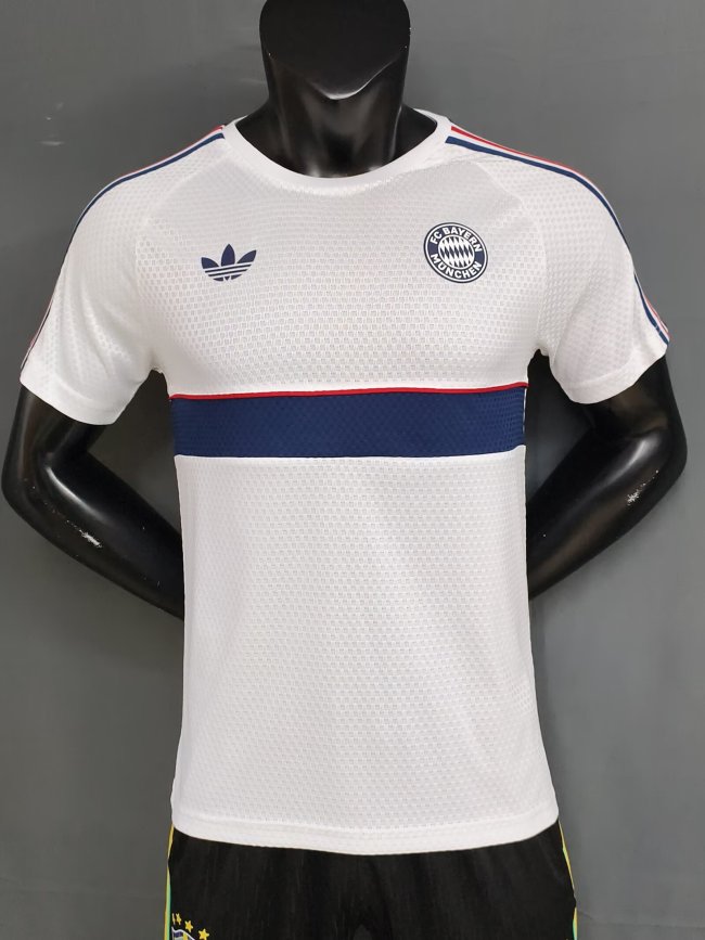 26-27 Bayern White Player Version Training shirts