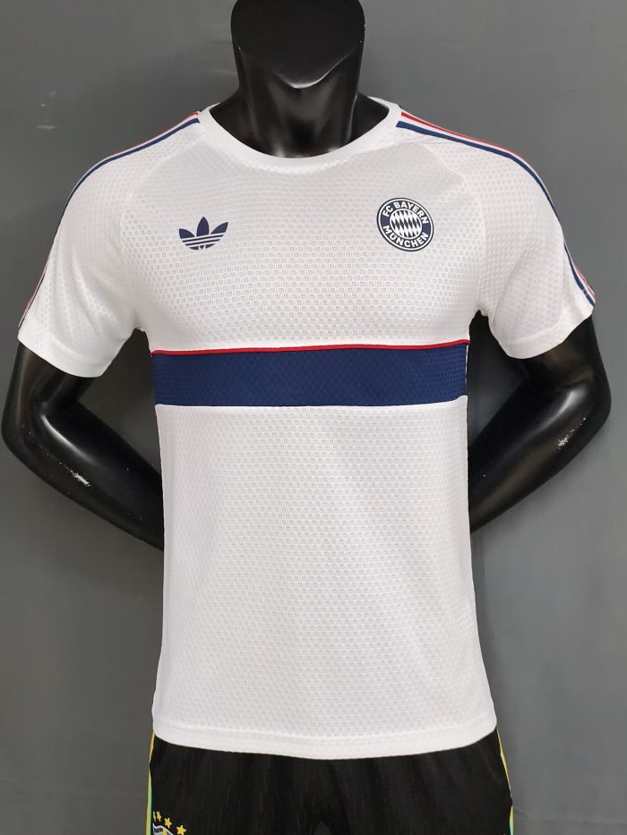 26-27 Bayern White Player Version Training shirts