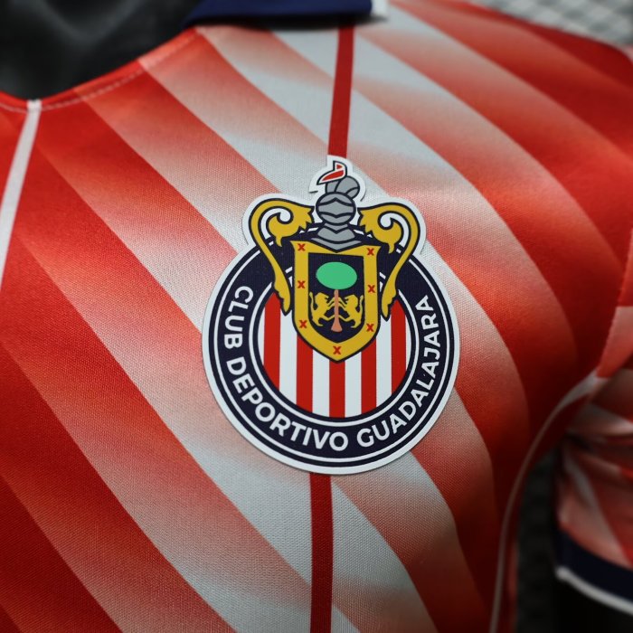 26-27 Chivas Guadalajara Red Retro Version Player Version Soccer Jersey