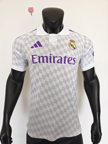 27-28 RMA Home Player Version Soccer Jersey