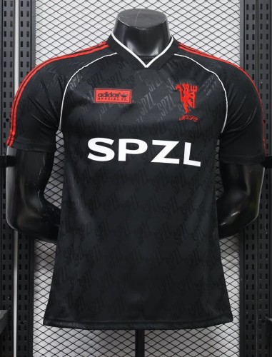 26-27 Man Utd Black Casual Version Player Version Training shirts