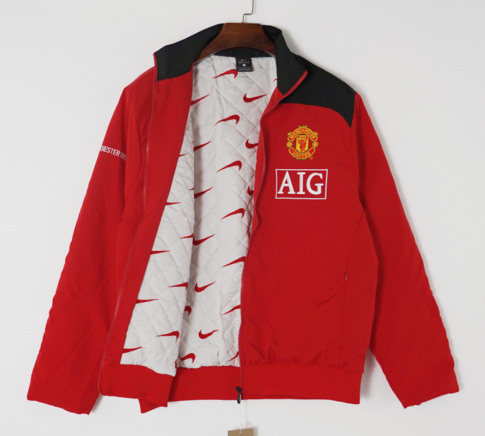 2007-2008 Man Utd Pure Cotton inner lining Cotton Jacket