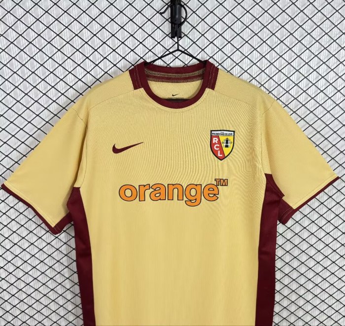 2002-2003 RC Lens Home Retro Soccer Jersey