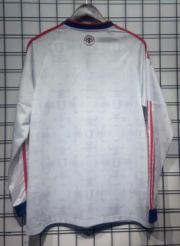 27-28 Universidad De Chile Away Long Sleeve Fans Soccer Jersey(长袖)