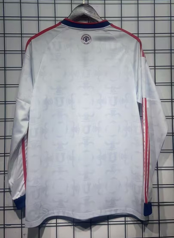 27-28 Universidad De Chile Away Long Sleeve Fans Soccer Jersey(长袖)
