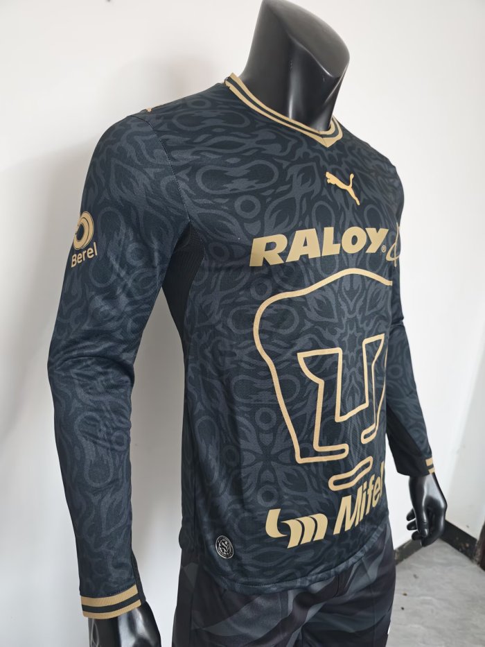 26-27 Pumas UNAM Third Long Sleeve Player Version Soccer Jersey*长袖球员