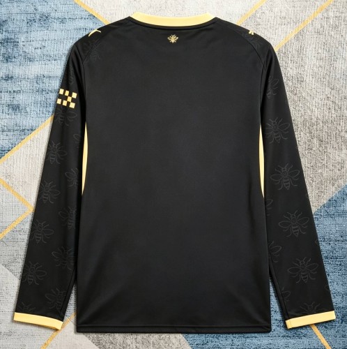 26-27 Man City Away Long Sleeve Fans Soccer Jersey (长袖)
