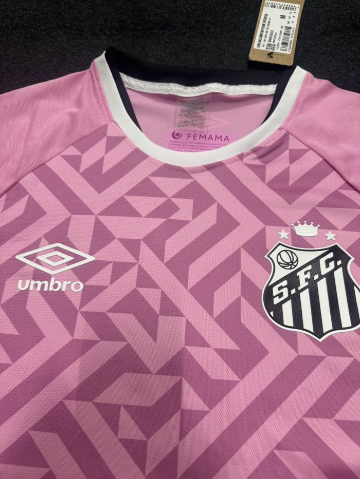 26-27 Santos FC Pink Special Edition Fans Soccer Jersey