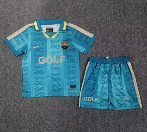 26-27 BAR Blue Joint Edition Kids Soccer Jersey (GOLF)