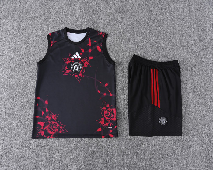 26-27 Man Utd High Quality Tank Top And Shorts Suit