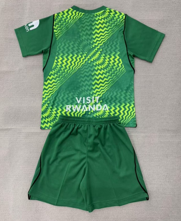 26-27 ATM Green GoalKeeper Kids Soccer Jersey