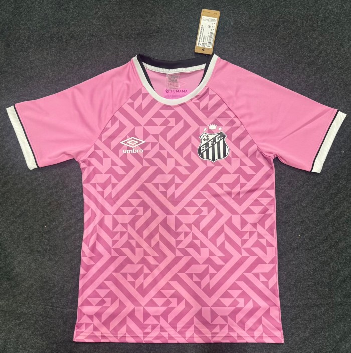 26-27 Santos FC Pink Special Edition Fans Soccer Jersey