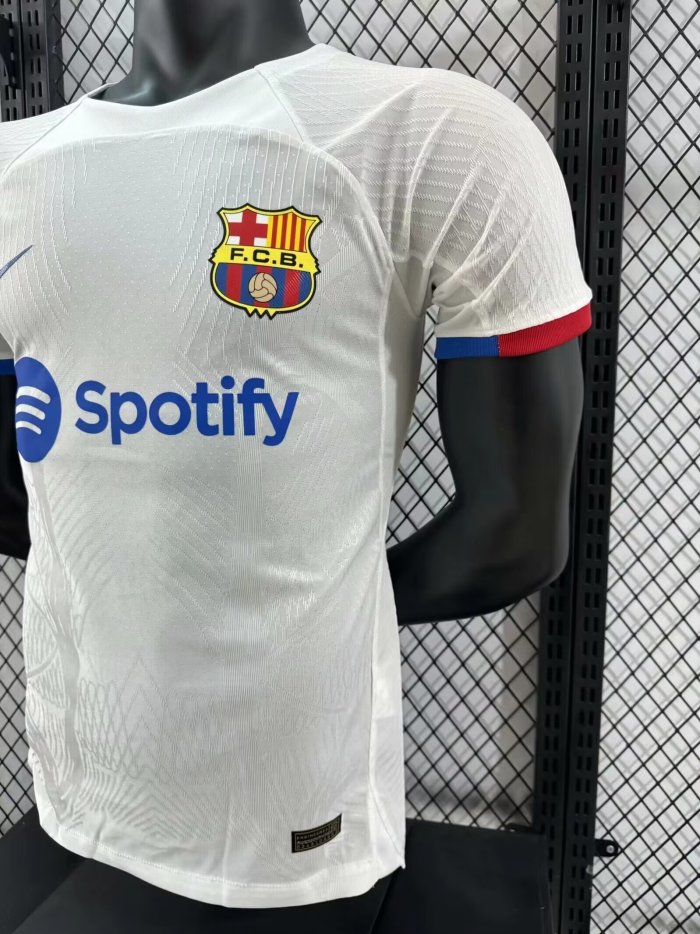 23-24 BAR Away Player Version Soccer Jersey