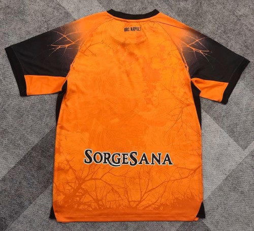 25-26 Napoli Orange All Saints' Day Fans Soccer Jersey