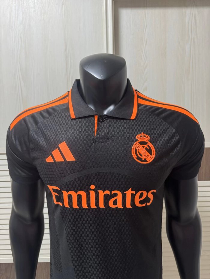 26-27 RMA Black Special Edition Player Version Soccer Jersey