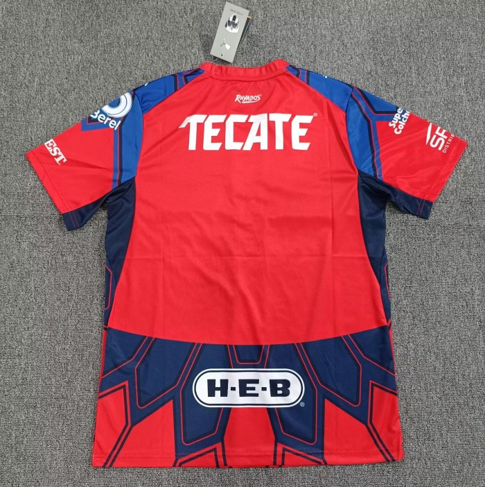 26-27 Monterrey Red Blue GoalKeeper Fans Soccer Jersey