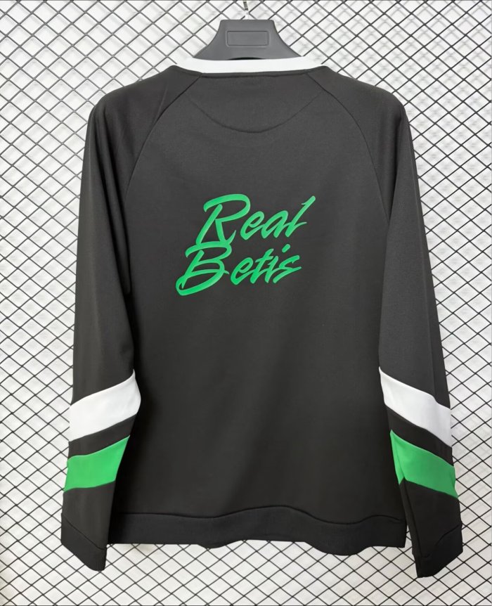 26-27 Real Betis Black Hoody (无帽卫衣)