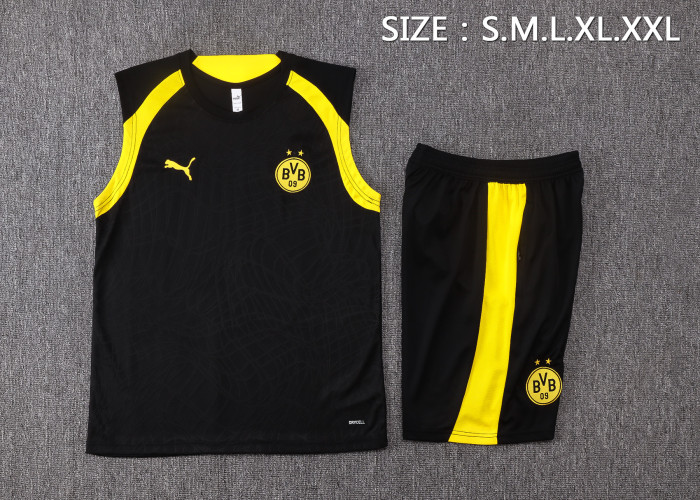26-27 Dortmund High Quality Tank Top And Shorts Suit