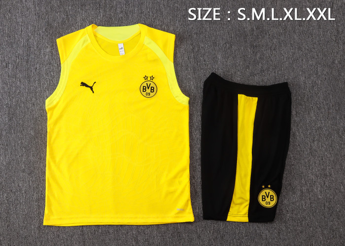 26-27 Dortmund High Quality Tank Top And Shorts Suit