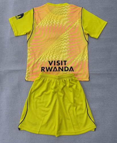 26-27 ATM Yellow GoalKeeper Kids Soccer Jersey