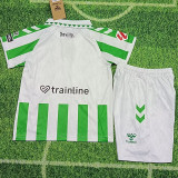 24-25 Real Betis Home Kids Soccer Jersey