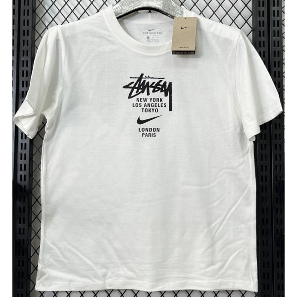 T206 NK White High Quality Casual T-Shirt