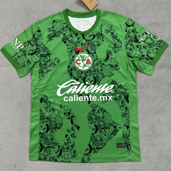24-25 Club America Green Goalkeeper Soccer Jersey